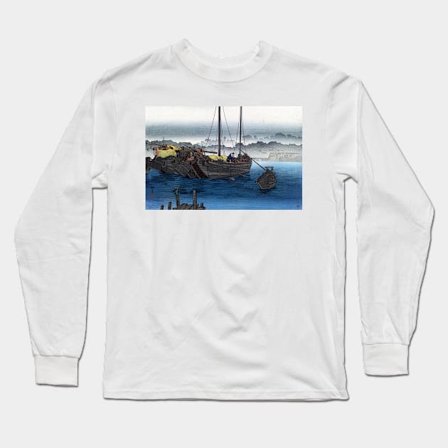 Takahashi Shōtei Shinagawa Long Sleeve T-Shirt by pdpress